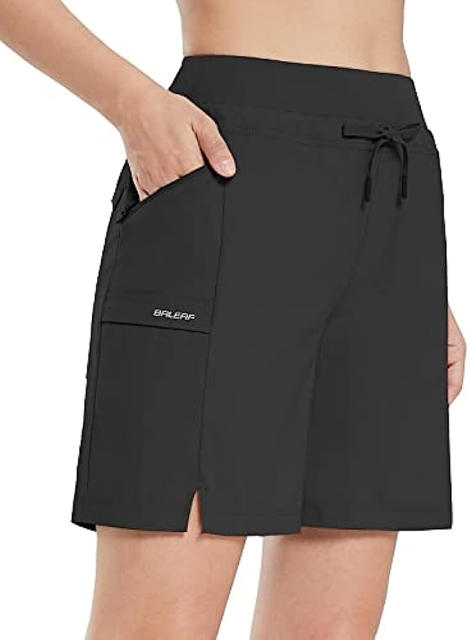 BALEAF Women's Shorts 7" Hiking Summer Shorts Quick Dry Lightweight Casual Shorts UPF 50+ for Golf, Travel, Athletic