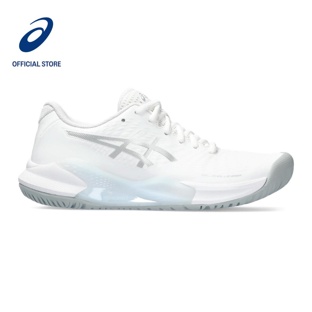 ASICS Women GEL-CHALLENGER 14 Tennis Shoes in White/Pure Silver