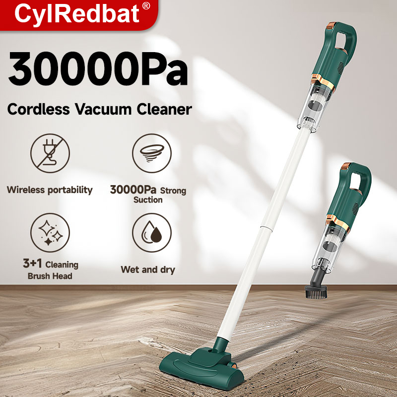 CylRedbat 8in1 Cordless Vacuum Cleaner Wireless hand Vaccum 450Kpa Super strong suction High Power Portable Vacum Rechargeable Car Vacuum Clean
